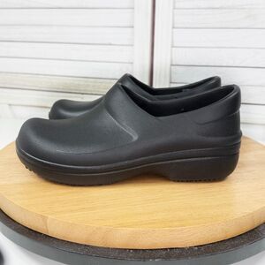 Crocs Neria Pro II Slip Resistant Work Clogs Black 7 Slip On 205384